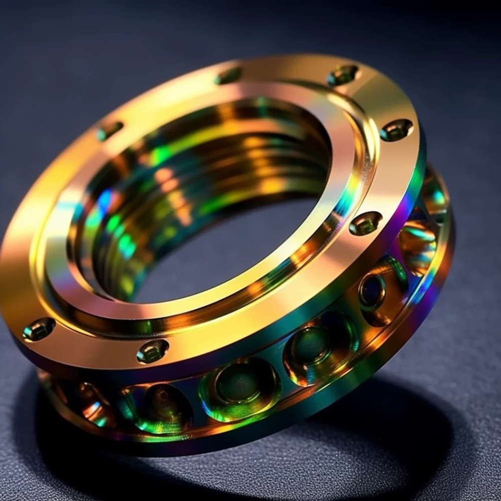 alodine finished metal part