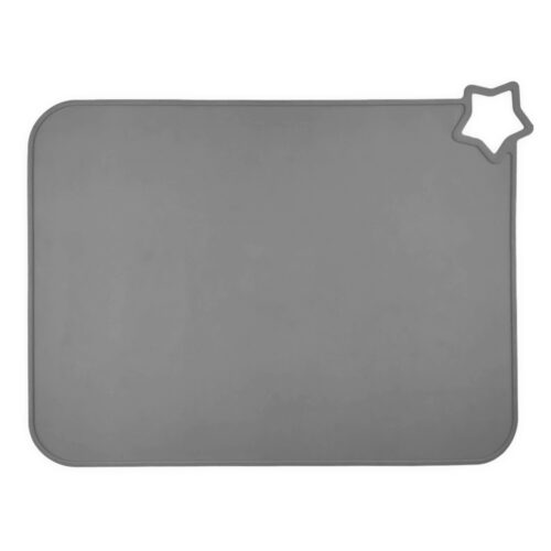 Pattern Food Grade BPA Free Non-toxic Food Catch Silicone Baby Placemat