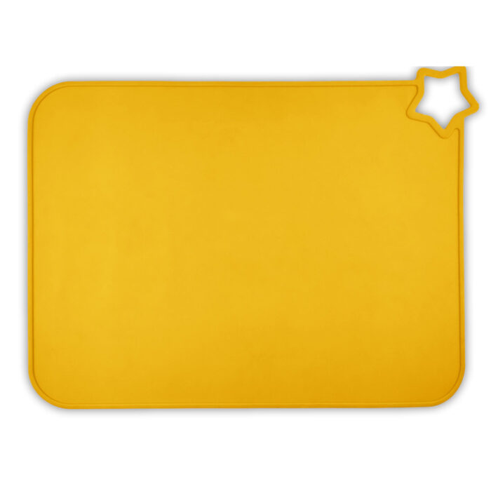 Pattern Food Grade BPA Free Non-toxic Food Catch Silicone Baby Placemat
