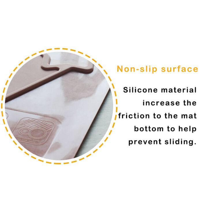 Pattern Food Grade BPA Free Non-toxic Food Catch Silicone Baby Placemat