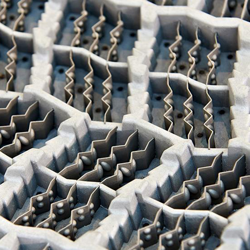 closeup of metal mold for casting rubber tires with teflon fep coating