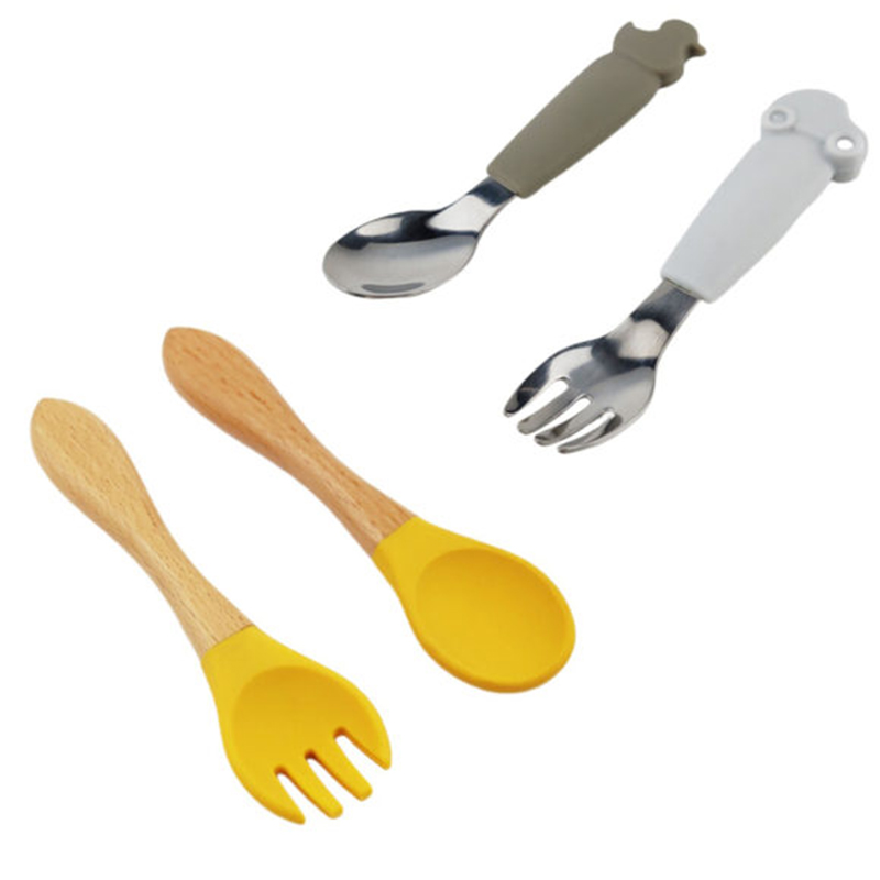 mixed material spoon and fork for toddlers mixed material spoon and fork for toddlers