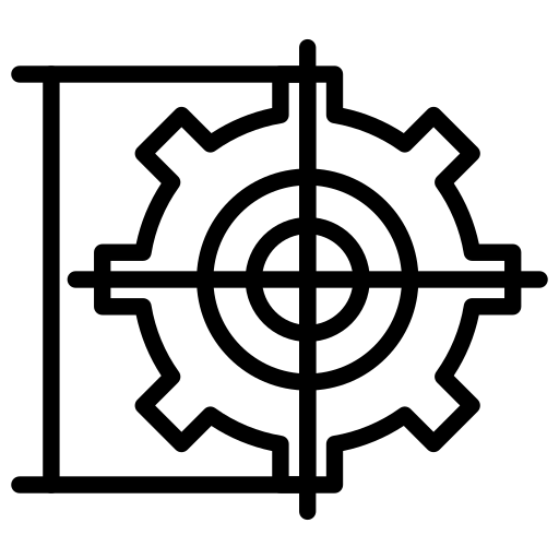 precision mold building icon
