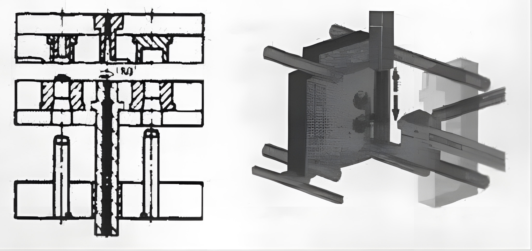 Two-Shot Injection Mold with a Rotating stripper plate