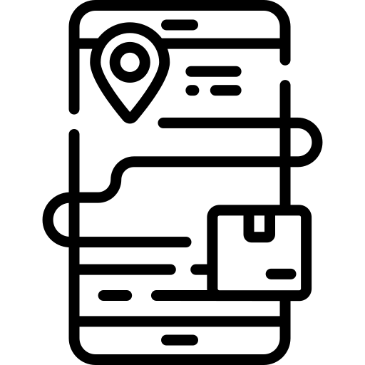 delivery and tracking icon