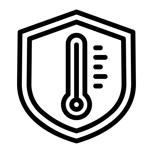 high temperature resistance icon