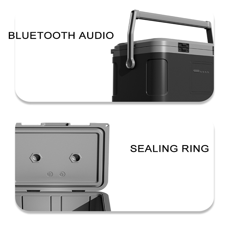 13.7QT14.8QT22.2QT54.9QT New Audio Hard Cooler Portable for Outdoor Camping 13L14L21L52L