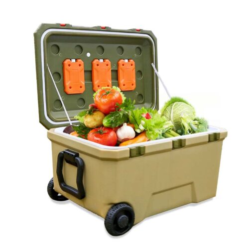 153.2QT Direct Sales Waterproof Polyester Plastic Woofer Built in FM Radio Speakers Party Cooler Box 145L