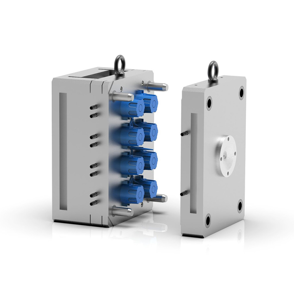 3d render plastic moulding machine injection