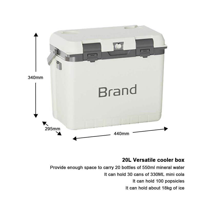 6.3QT15.9QT21.1QT29.6QT Insulated Outdoor Picnic Hard Cooler with Handle 6L15L20L28L