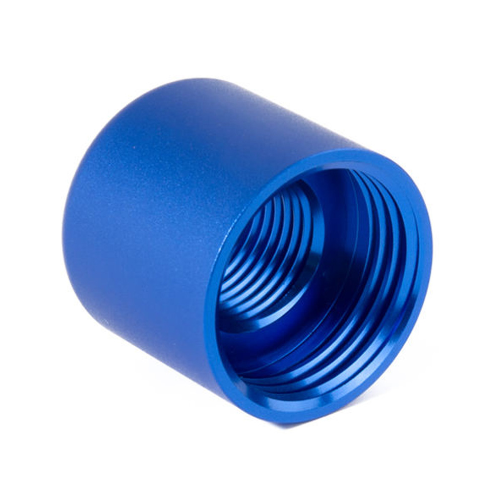 Custom High Quality Aluminum CNC Turning Blue Anodized Parts