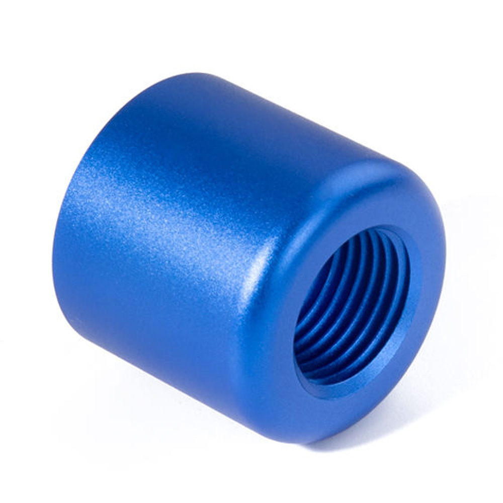 Custom High Quality Aluminum CNC Turning Blue Anodized Parts