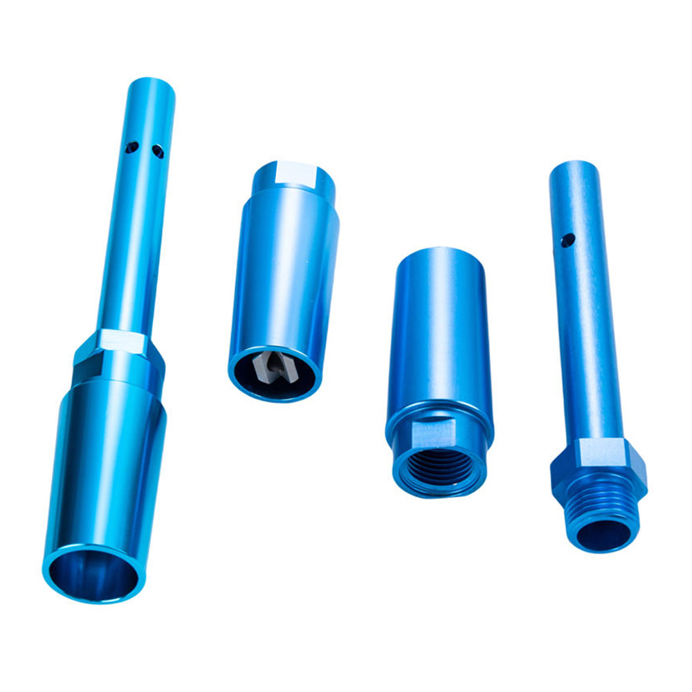 Factory Direct OEM CNC Turning Parts Aluminum Anodized Metal Union Pieces
