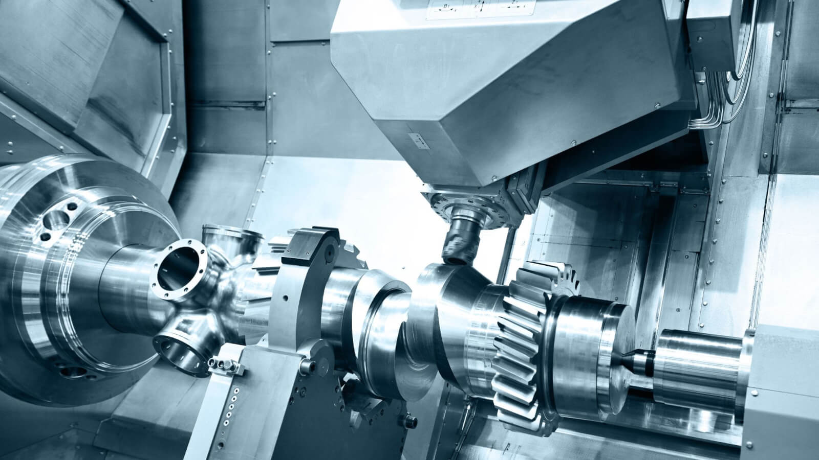 cnc machining close up