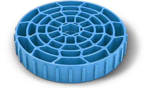 tpu injection molded part transparent background