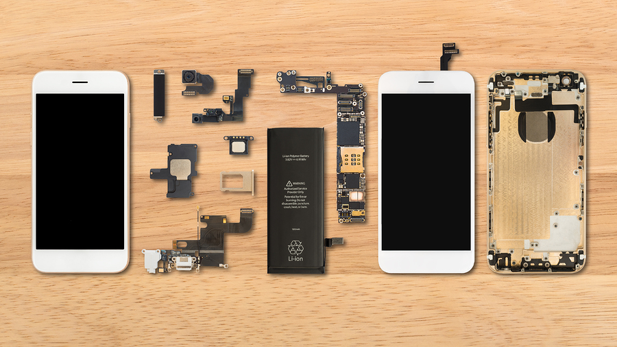 Mobile phone internal plastic parts