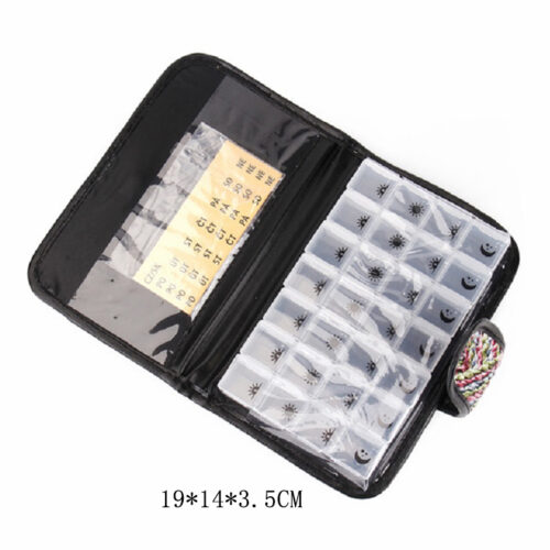 Portable Notebook Type Pill Organizer AM PM 4 Times a Day 28 Grid PP Medicine Box