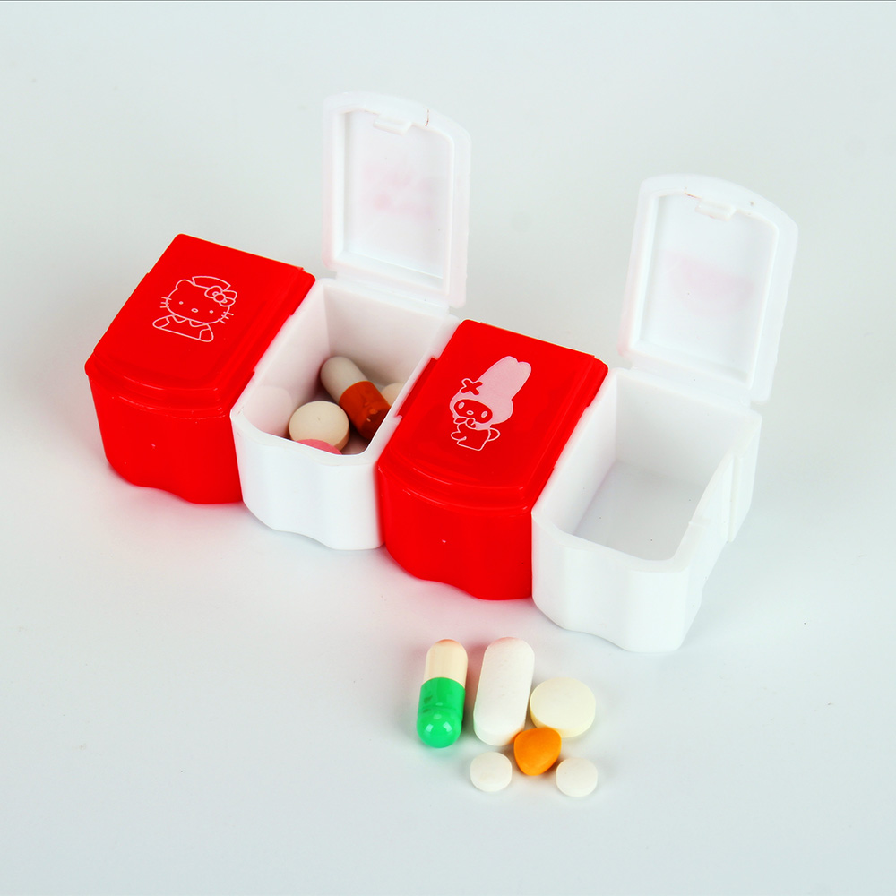 Portable One Day Pill Organizer Medicine Box for Home Use