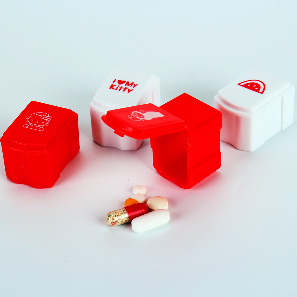 Portable One Day Pill Organizer Medicine Box for Home Use