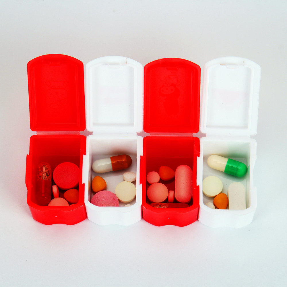 Portable One Day Pill Organizer Medicine Box for Home Use