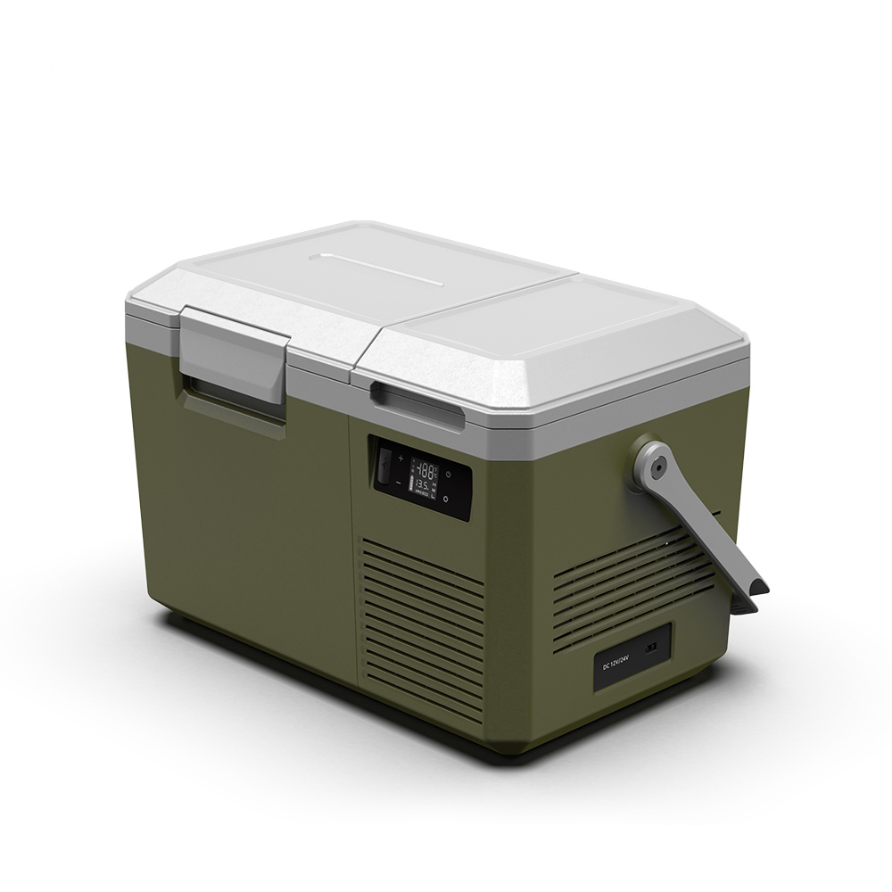 16QT Electric Hard Cooler Battery Powered Mobile Fridge for Outdoor Camper 15L