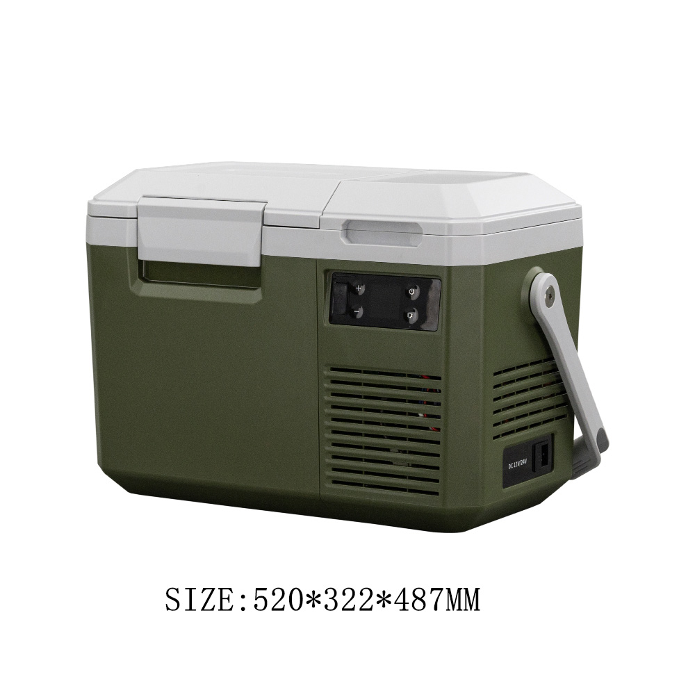 16QT Electric Hard Cooler Battery Powered Mobile Fridge for Outdoor Camper 15L