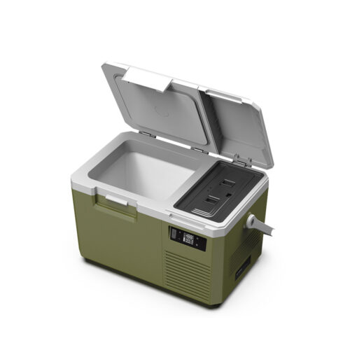 16QT Electric Hard Cooler Battery Powered Mobile Fridge for Outdoor Camper 15L