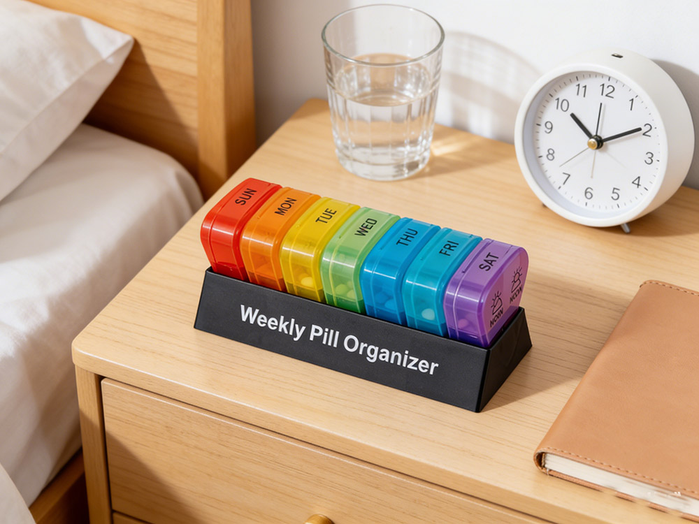 2 Times a Day Weekly Pill Organizer 2 Times a Day Weekly Pill Organizer