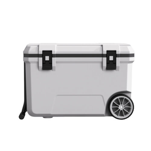 52.8QT High Quality Hard Cooler Box Big Food Ice Chest with Wheels for Picnic 50L