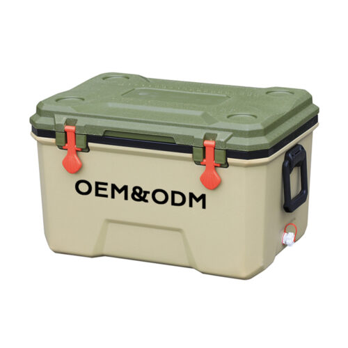 71.9QT Hard Cooler Box Large Capacity Industrial Multifunction Ice Chest With Tap 68L
