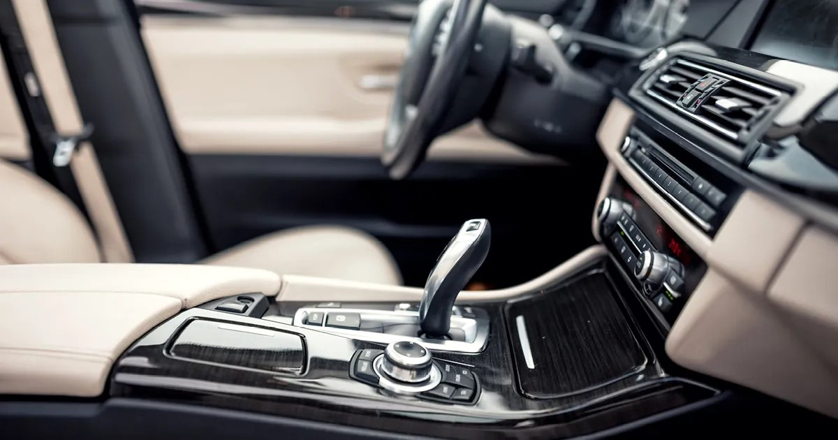 High gloss IMD automotive interior