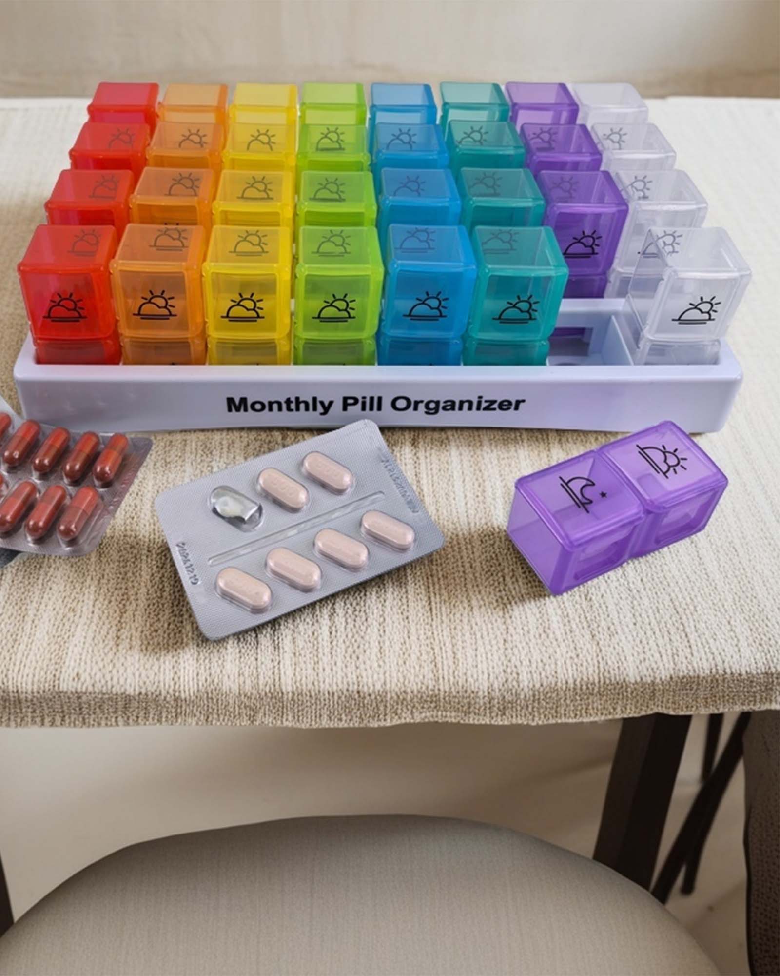 monthly pill organizer