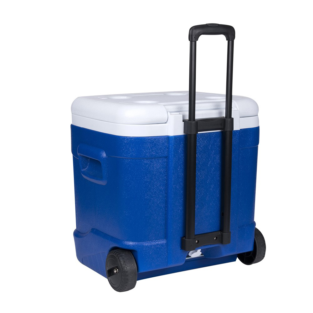 58.1QT Cooler Box with Wheels PPPEPU Insulated Ice Chest for Outdoor Use 55L