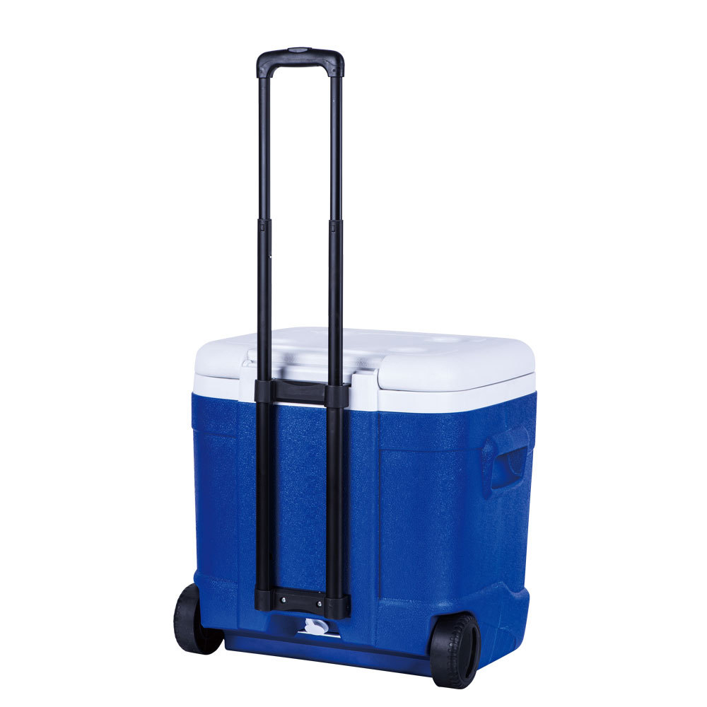 58.1QT Cooler Box with Wheels PPPEPU Insulated Ice Chest for Outdoor Use 55L