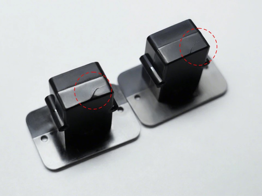 Common short shot injection molded products