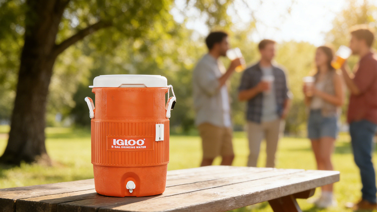 igloo sports cooler with spout
