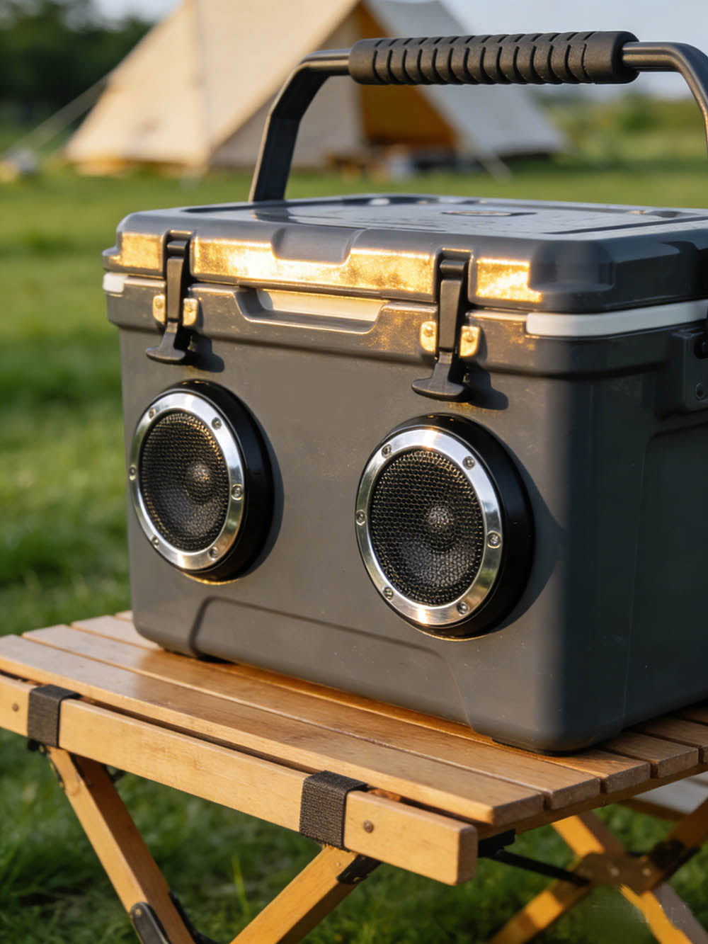 hard cooler with speaker