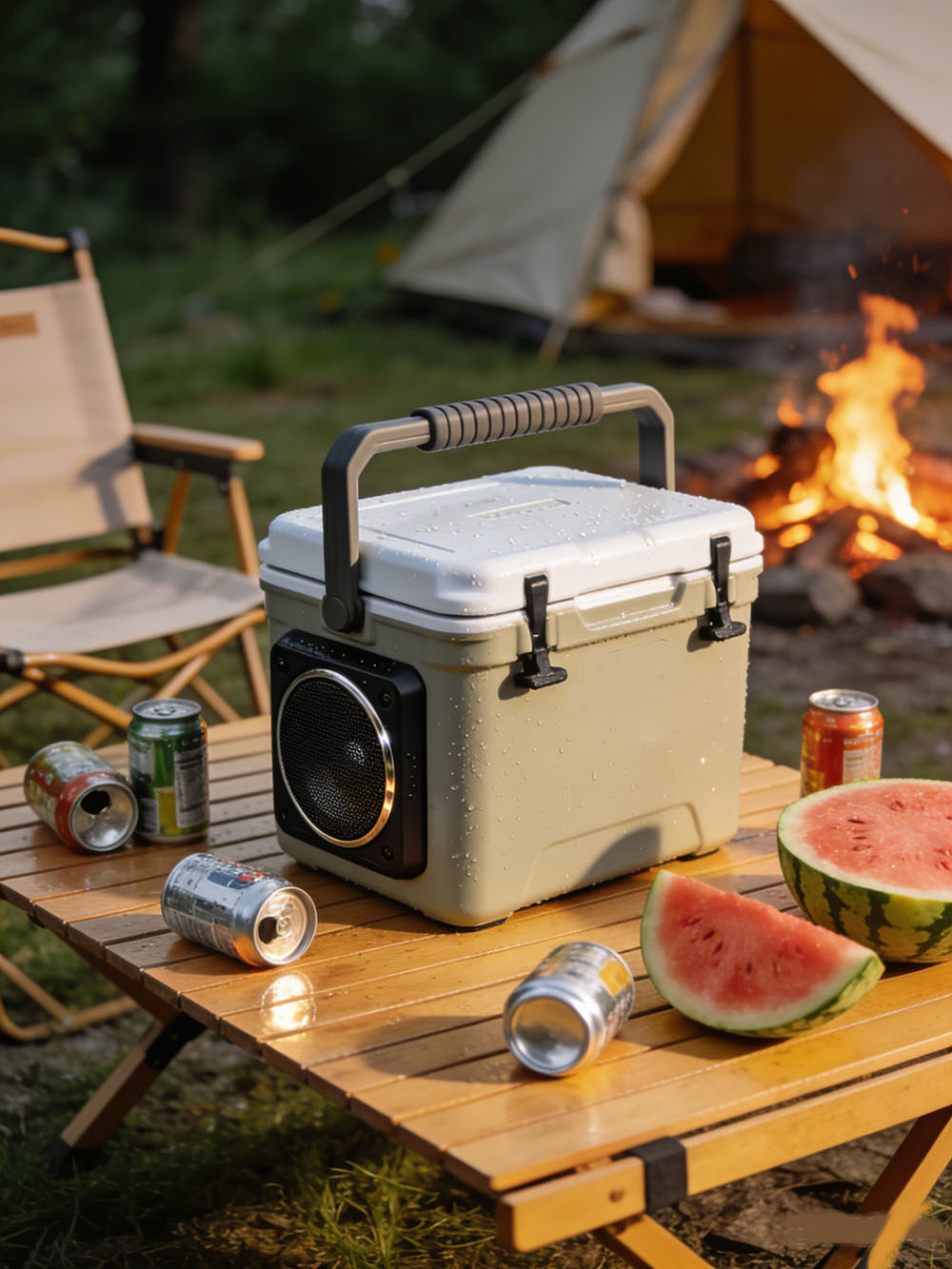 hard cooler with speaker