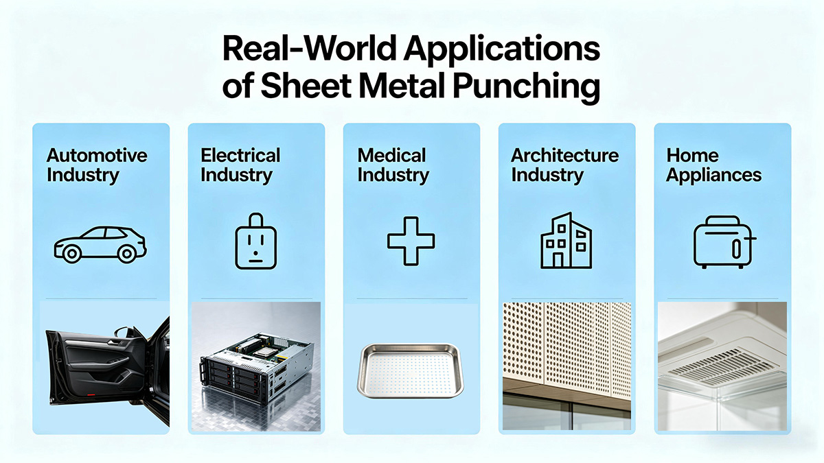 Applications of Sheet Metal Punching